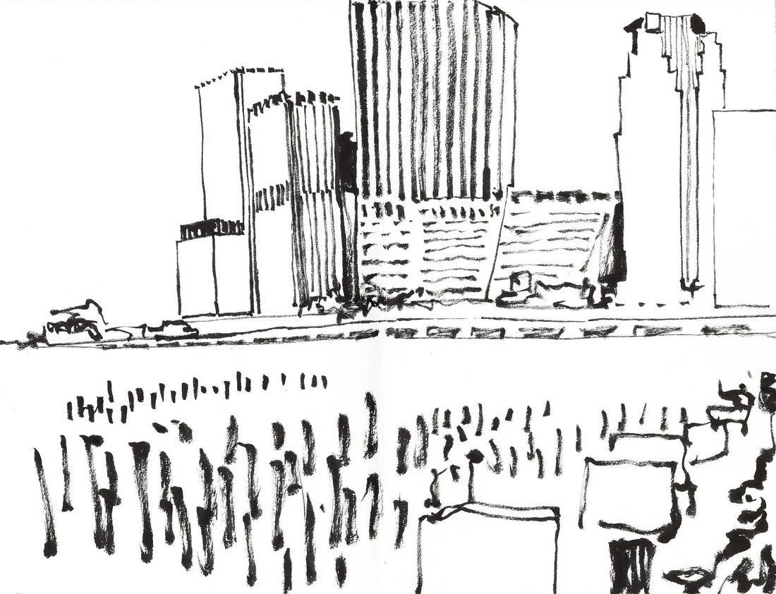 Drawing Manhattan's Skyline in Ink