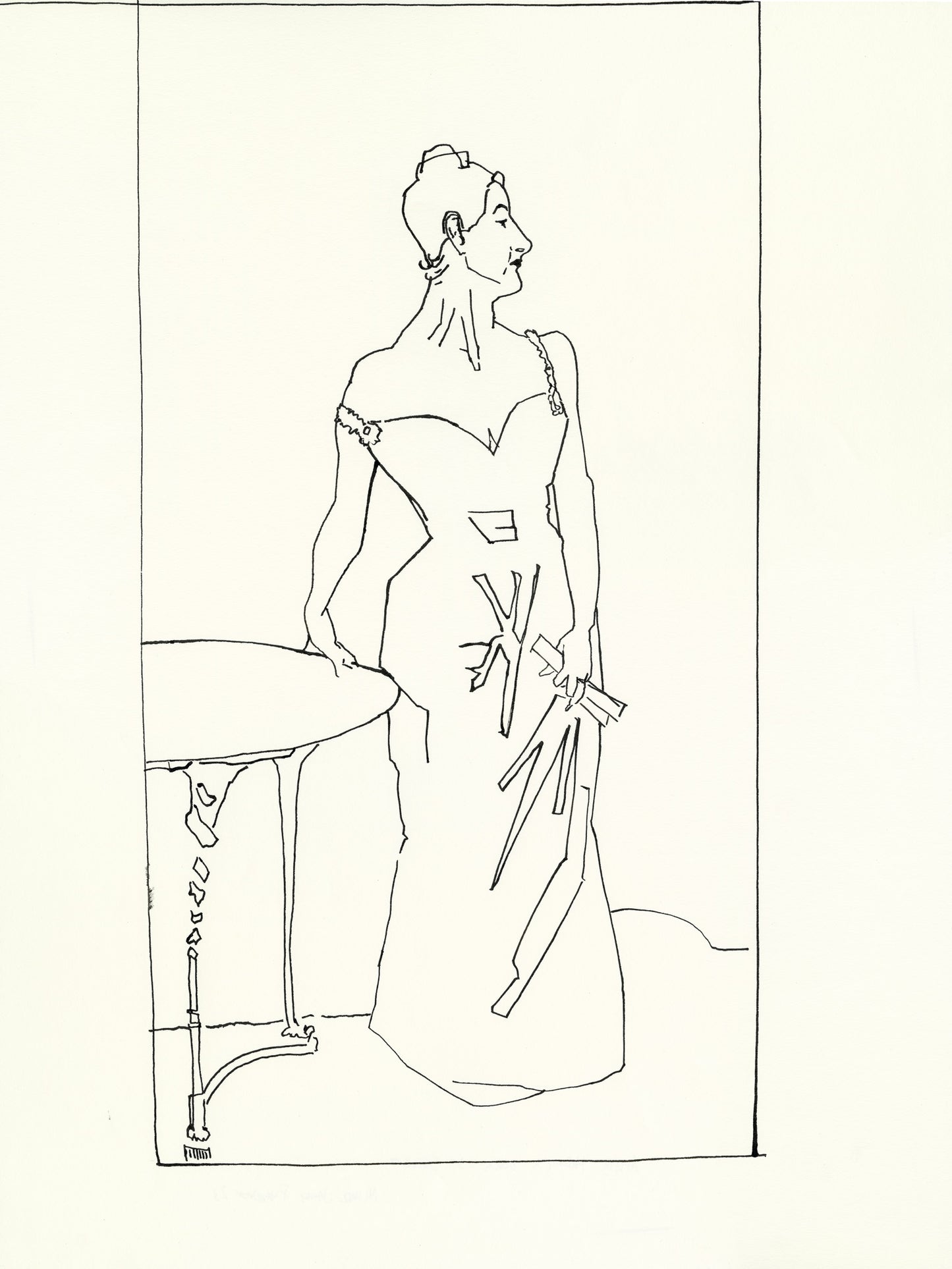 After Sargent - Imagining an Older Madame X With Original Shoulder Strap