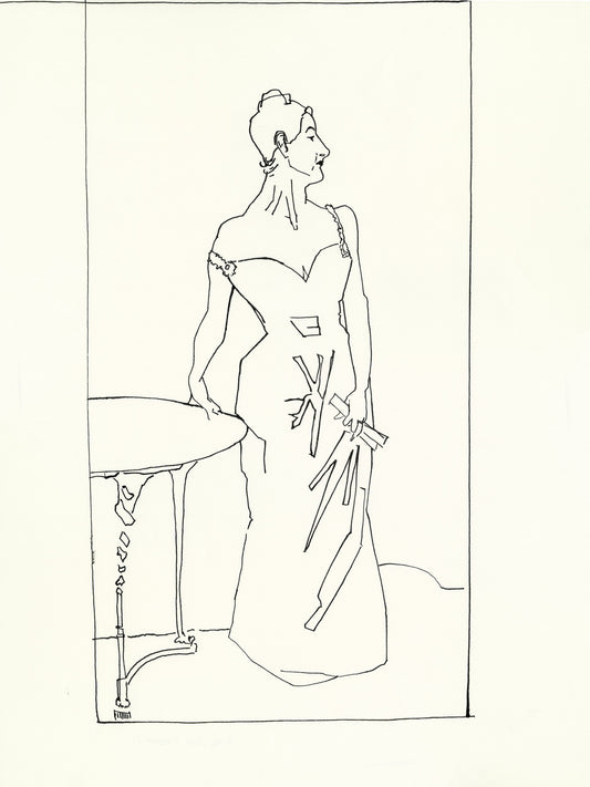After Sargent - Imagining an Older Madame X With Original Shoulder Strap