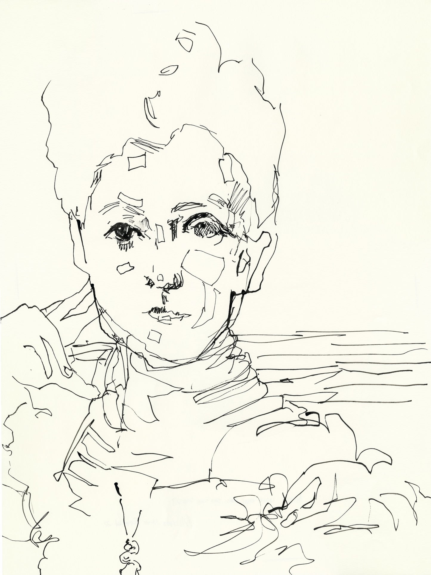 After Sargent - Portrait of Sarah Choate Sears - Face Study