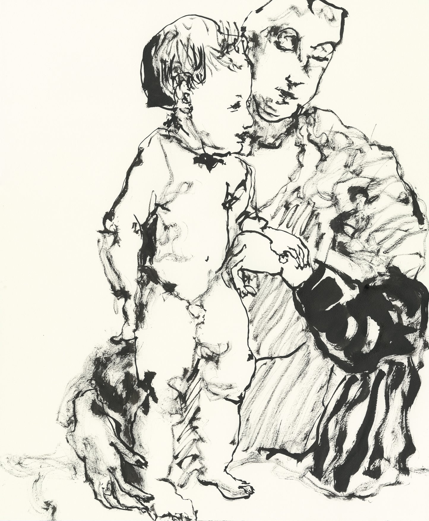 After Peter Paul Rubens - Madonna with Child Blessing (c 1615)