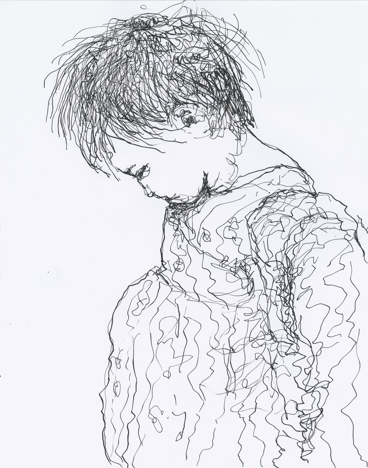 Daffodil Girl Sketch.01