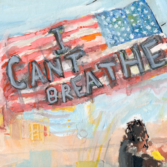 Monumental Bike Protest Painting Study 1 - Justice Ride