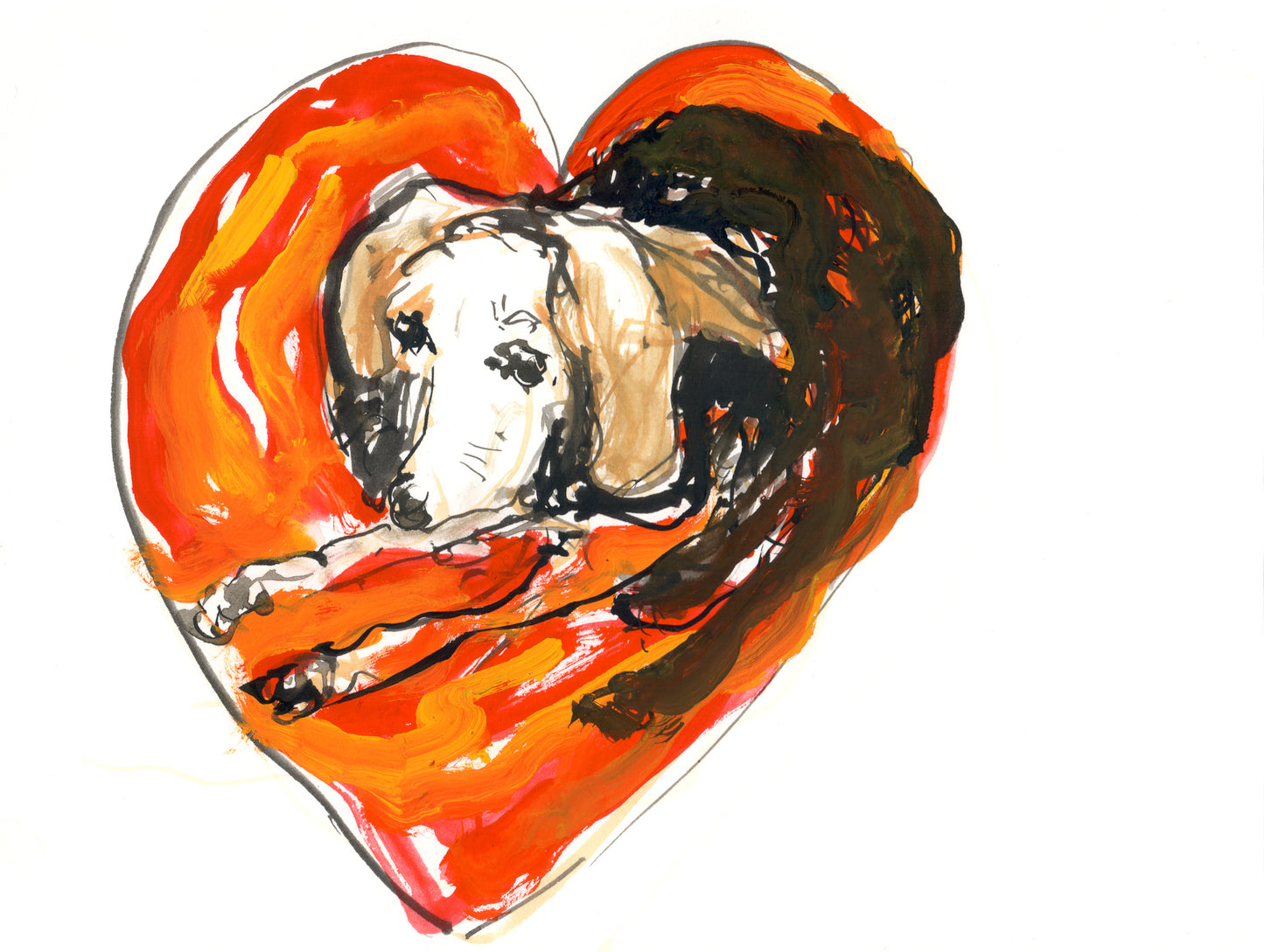 Sleepy Dog - Study 7 - Be Mine