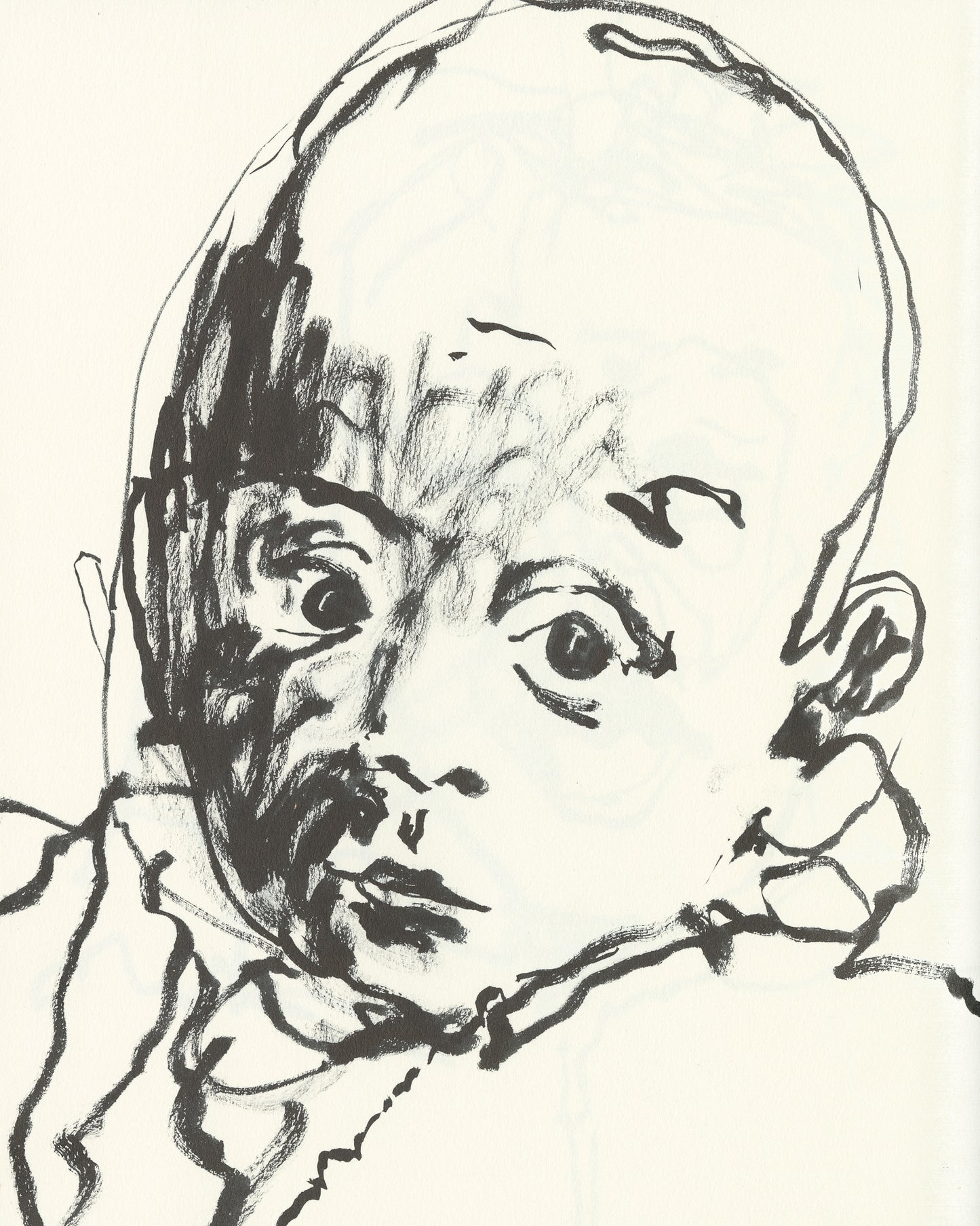 Baby First Born Sketch 1