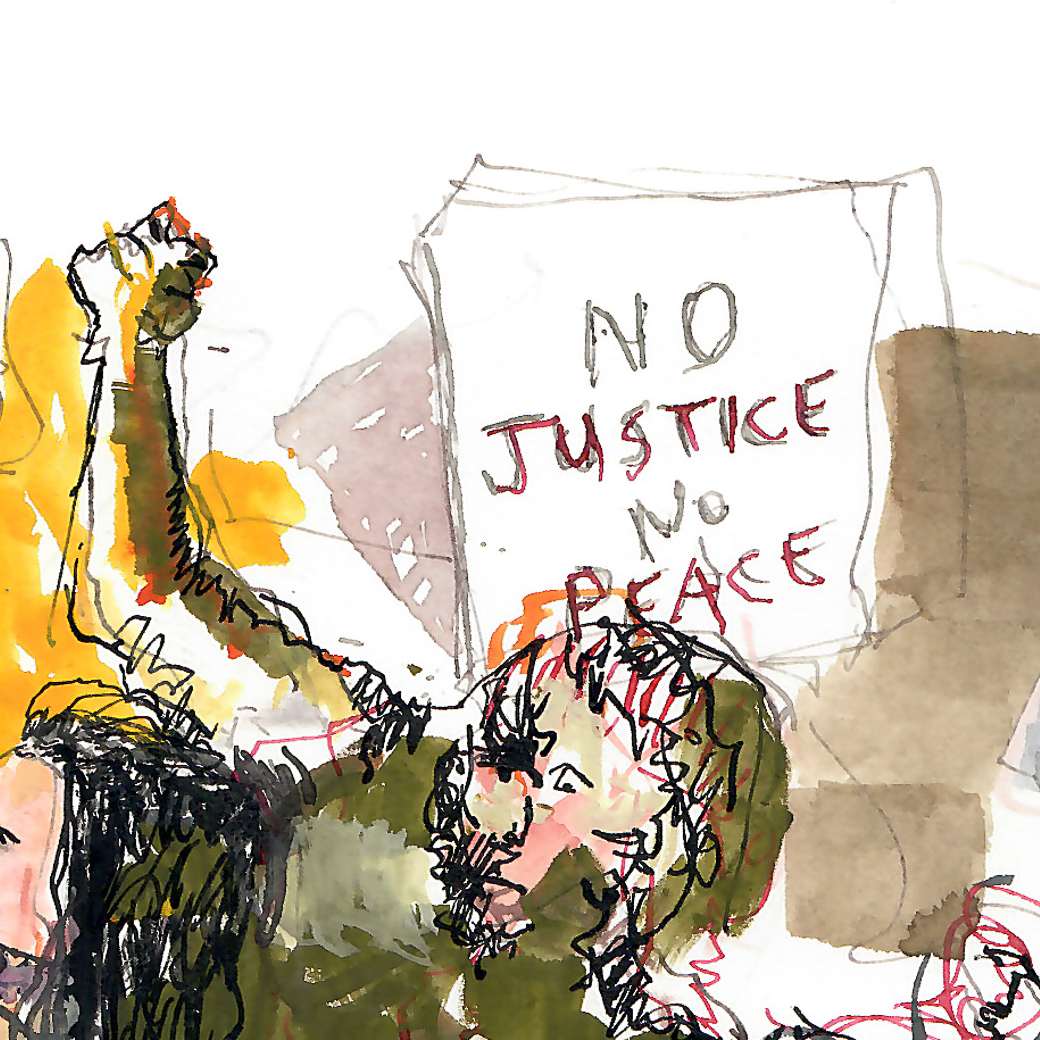 Monumental Protest Study - Take 1 - No Justice, No Peace