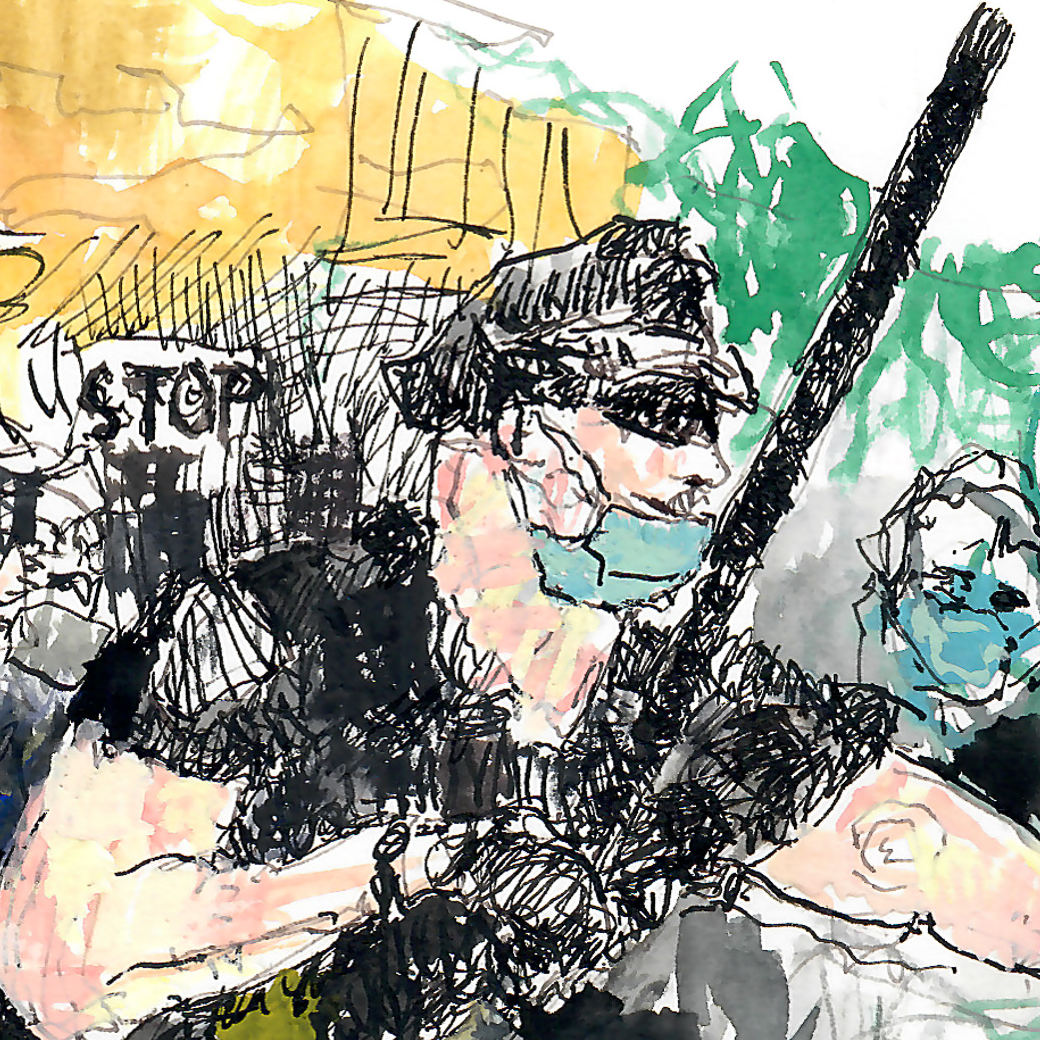 Monumental Protest Study - Take 1 - No Justice, No Peace