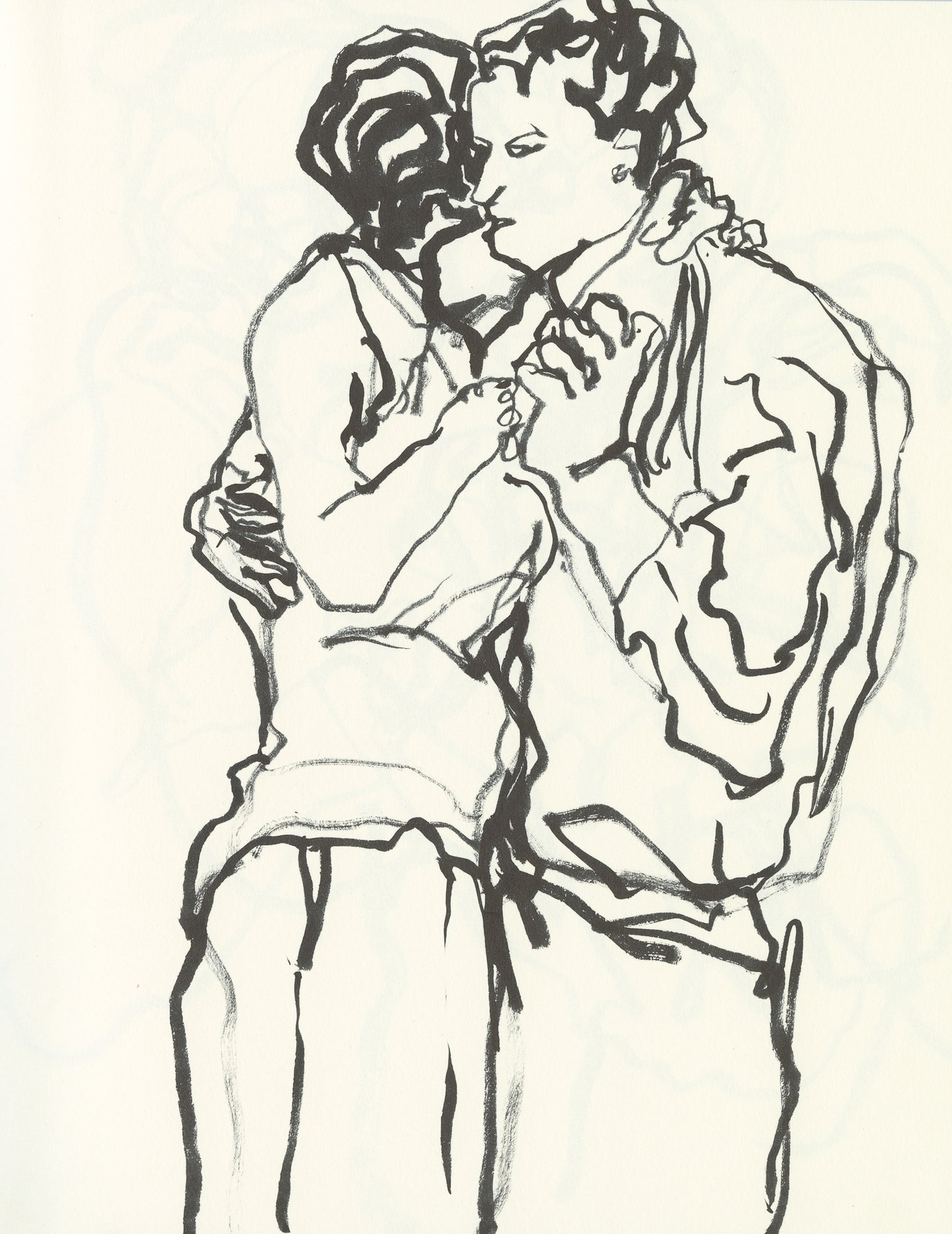 Wedding Whisper Sketch Study 4