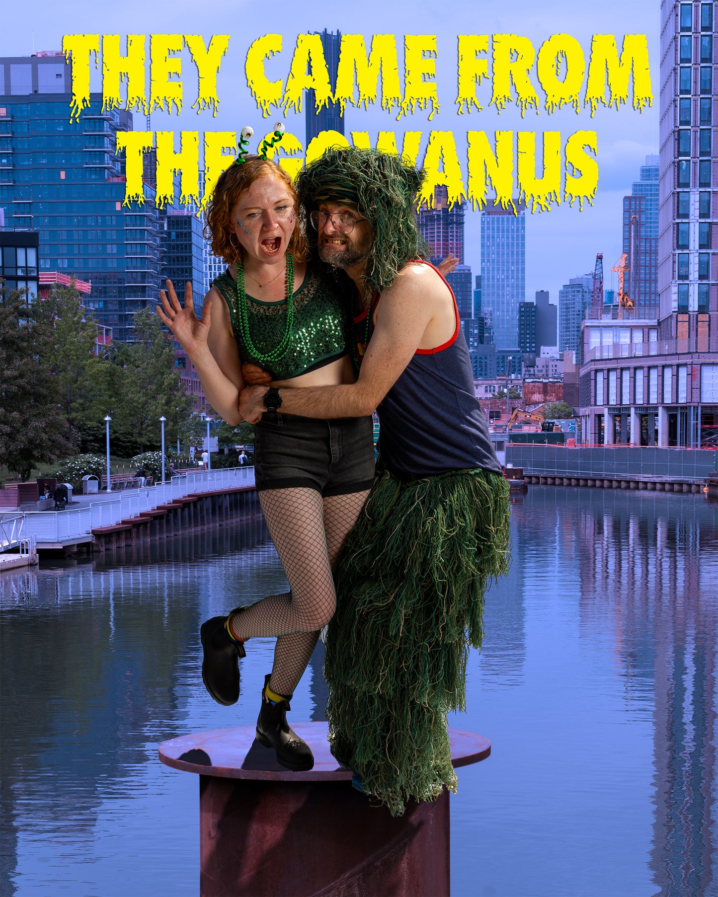 Asja and Fintan as Creatures from the Gowanus