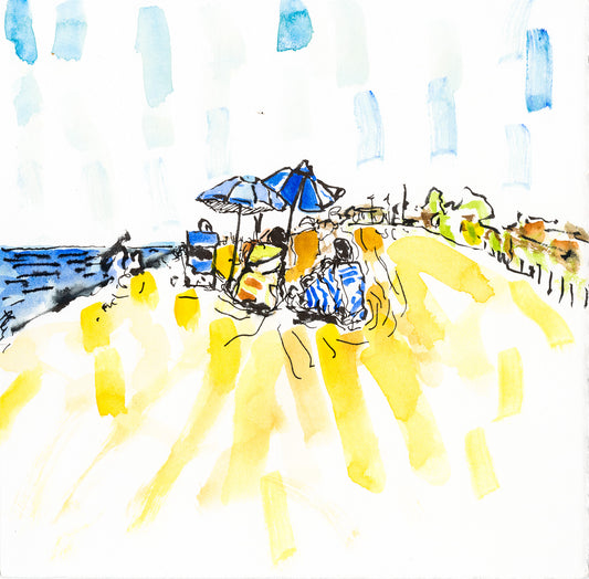 Seaview Sketches: Families Gathering