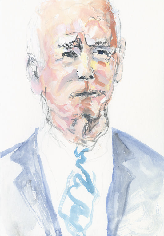 Portrait of President Joe Biden - Study 3